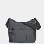 Τσάντα Ωμου και Χιαστί MD 20 Hobo Mandarina Duck Steel