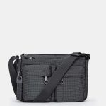 Τσάντα Ωμου και Χιαστί MD 20 Multipockets Mandarina Duck Steel