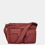 Τσάντα Ωμου και Χιαστί MD 20 Multipockets Mandarina Duck Havana