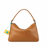 Γυναικεία Δερμάτινη Shoulder Bag Gabs Calipso Medium Κάμελ