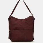 Τσάντα Hobo/Backpack Mandarina Duck MD20 Μπορντό